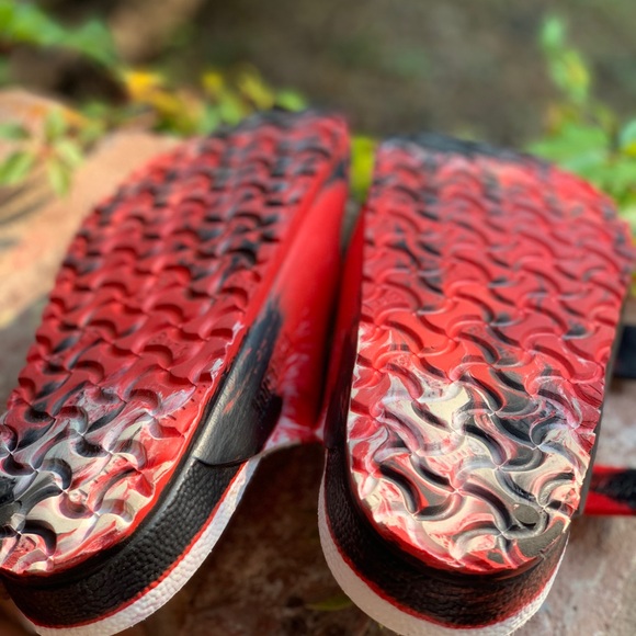 Birkenstock Red and Black Men's Sandals - Picture 3 of 4